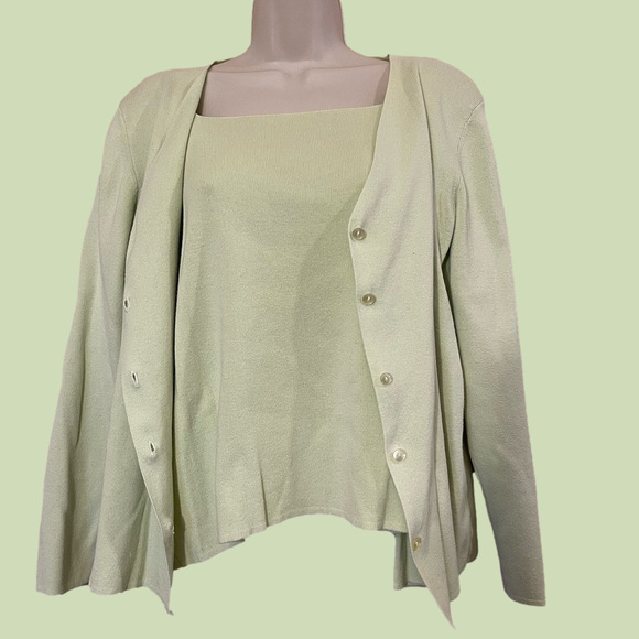 Designers Originals 2pc Set Tank Top & Cardigan - Picture 1 of 9